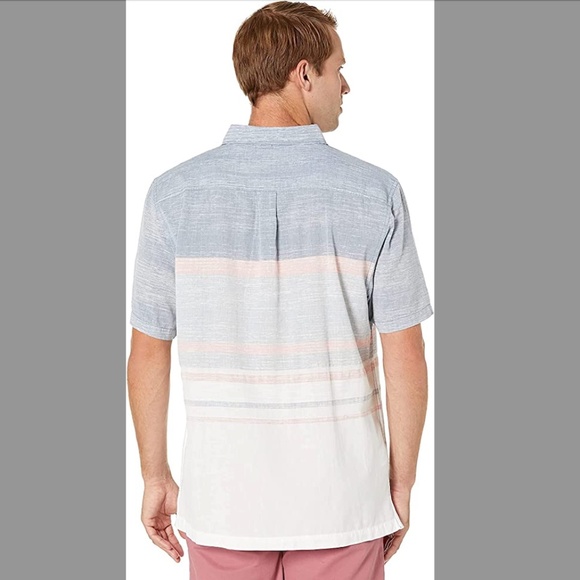 NWT - Tommy Bahama - Oceana Stripe Blue Allure Woven - Size L - Picture 4 of 10